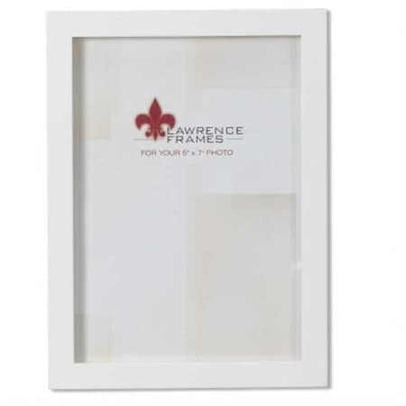 Lawrence Frames 5x7 White Wood Picture Frame - Gallery Collection 755857